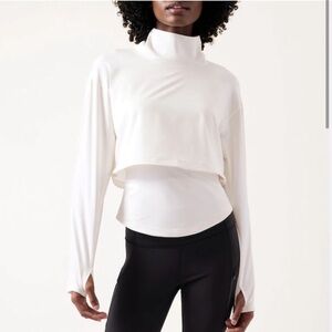 Athleta Whistler Hybrid Top, Size Small, NWT